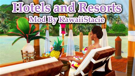 hotels and resorts sims 4 mod