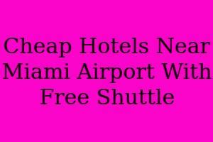 hotels near houston airport with free shuttle