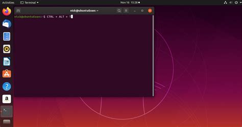 hotkey for opening terminal in linux