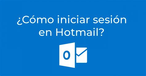 hotmail como entrar