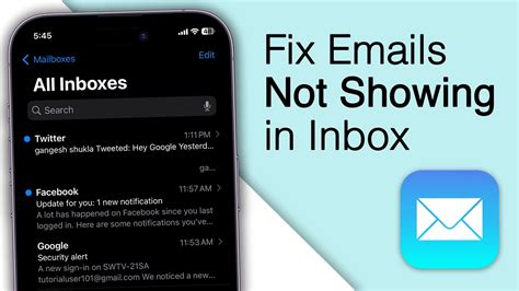 hotmail inbox not showing on iphone