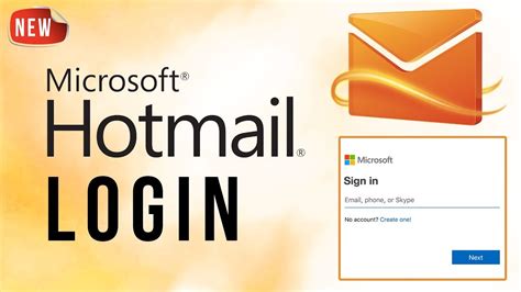 hotmail sign in email account change