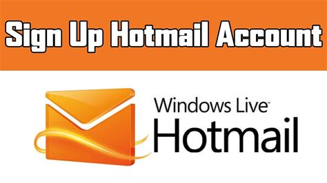 hotmail sign up new account 2021