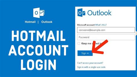 hotmail.com email login page