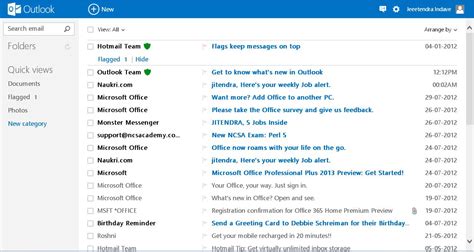 hotmail.com outlook inbox