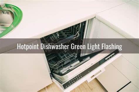 Hotpoint Integrated Dishwasher Lights Flashing