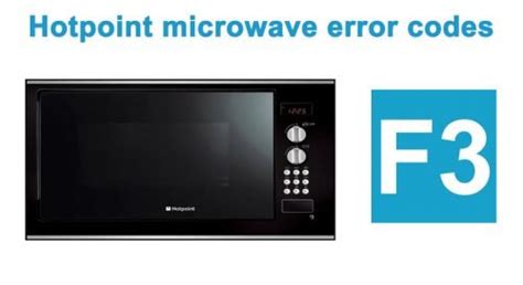 Hotpoint Microwave Pf Error
