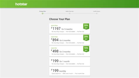 hotstar monthly subscription usa