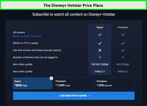 hotstar subscription usa price