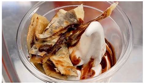 Vanilla Ice cream Hotteok Korean street food YouTube