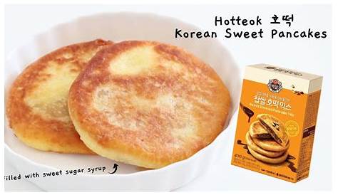 Hotteok Mix Ingredients Sweet Pancakes With Brown Sugar Syrup Filling (