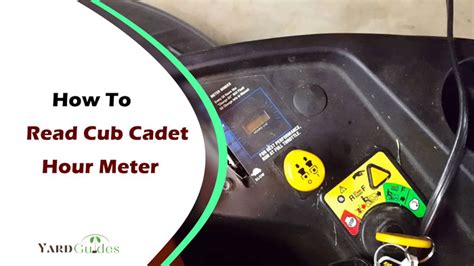 Hour Meter On Cub Cadet