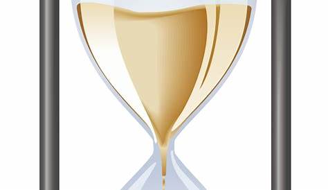 Hourglass Icon Transparent Simple On Background Royalty Free