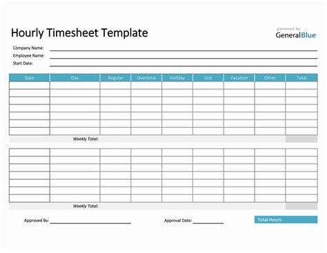 18+ Hourly Timesheet Templates Free Sample, Example Format Download