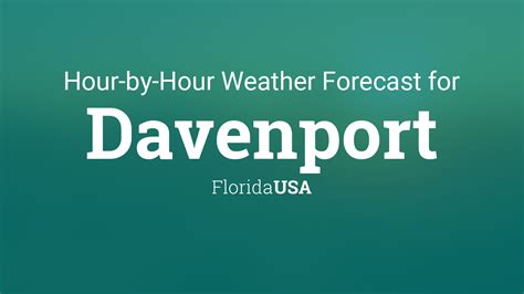 hourly weather davenport florida