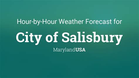 hourly weather forecast salisbury md