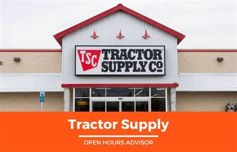 hours for tractor supply