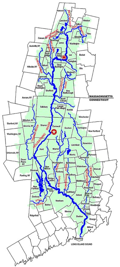 Housatonic River Map