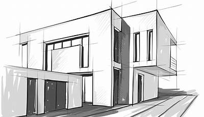 House Architecture Drawing