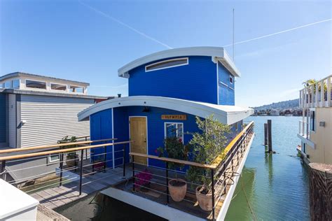 Sausalito's houseboat community San Francisco Bay California United