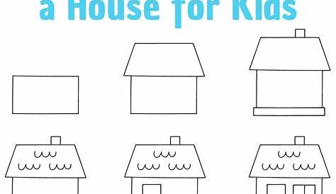 House Drawing For Kids Step By Step How To Draw An Easy Haunted · Art Projects