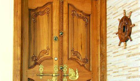 21 Single Front Door Design Kerala Style Picture