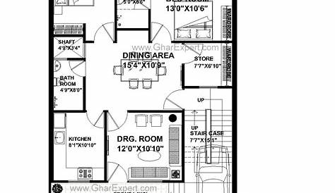 House Plan for 30 Feet by 45 Feet plot (Plot Size 150