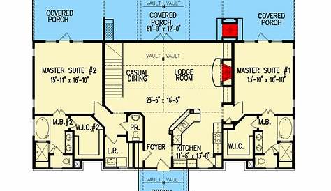 New House Plans Two Master Bedrooms - New Home Plans Design