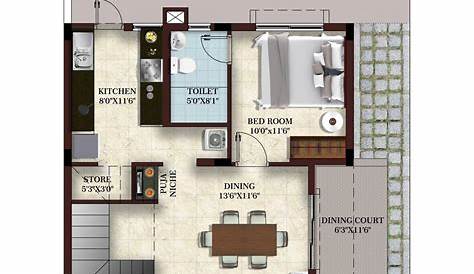 House Plans Indian Style 600 Sq Ft Duplex Plan For In India