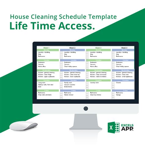 House Cleaning Schedule App