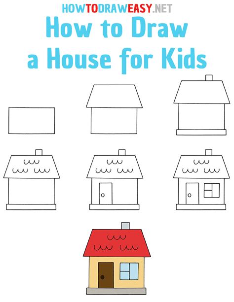 How to Draw a House · Art Projects for Kids