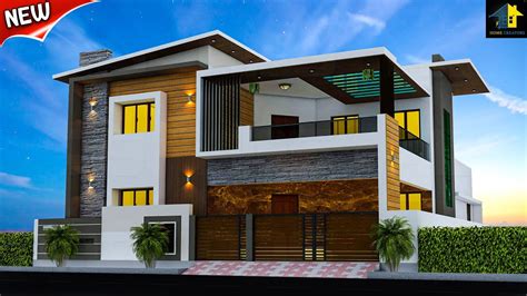 house front elevation designs for two floor