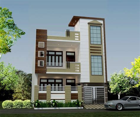Pin by suhail attar on bunglows House front design, Front elevation