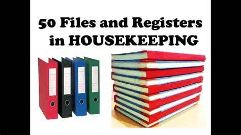 House Keeping Register