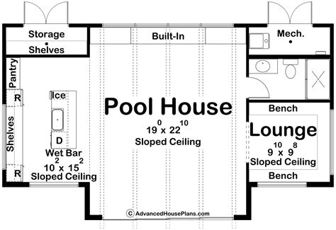 House Layout With Pool