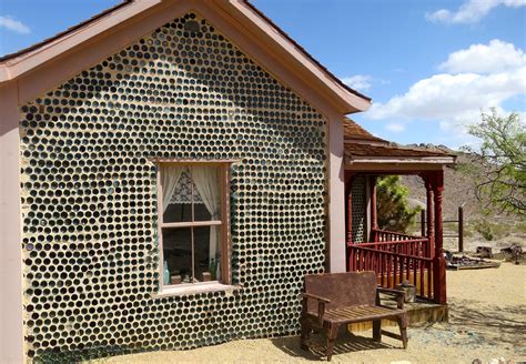 house made with bottles