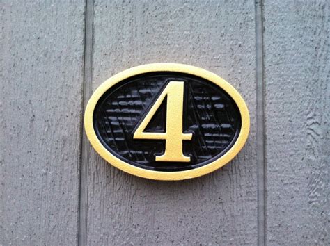 House Number Markers