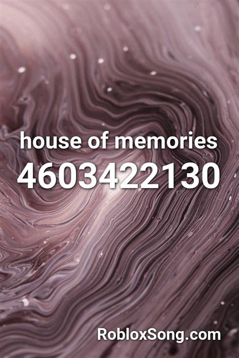 house of memories slowed Roblox ID - Roblox music codes
