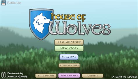 house of wolves armor games