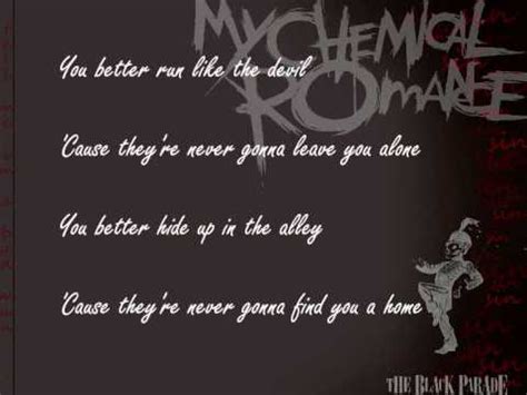 house of wolves lyrics my chemical romance