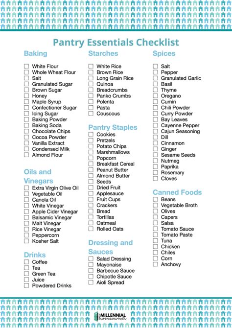 House Pantry Essentials