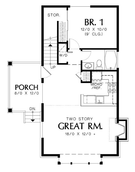 House Plans 1 Bedroom With Loft