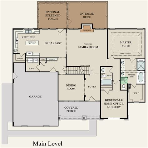 House Plans With Master Bedroom On First Floor