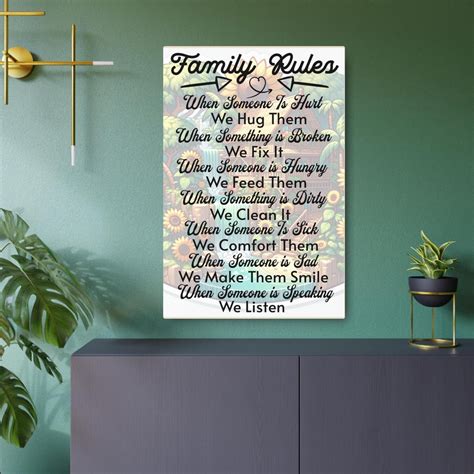 House Rules Wall Decor