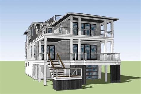 Two Storey Floor Plan With Roof Deck Architectural Design Ideas