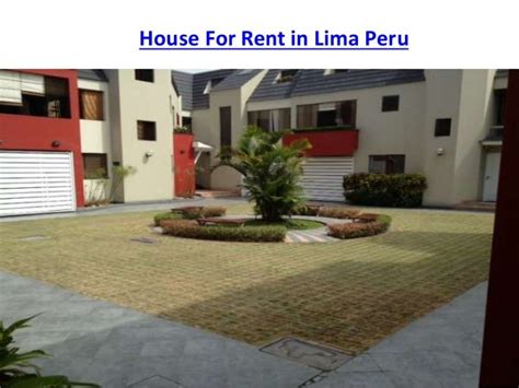 houses for rent in lima peru