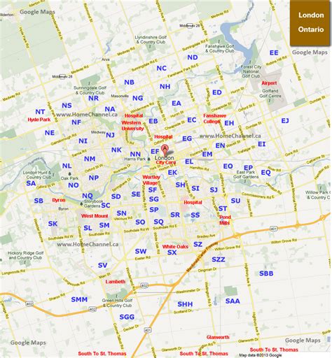 houses for sale london ontario map