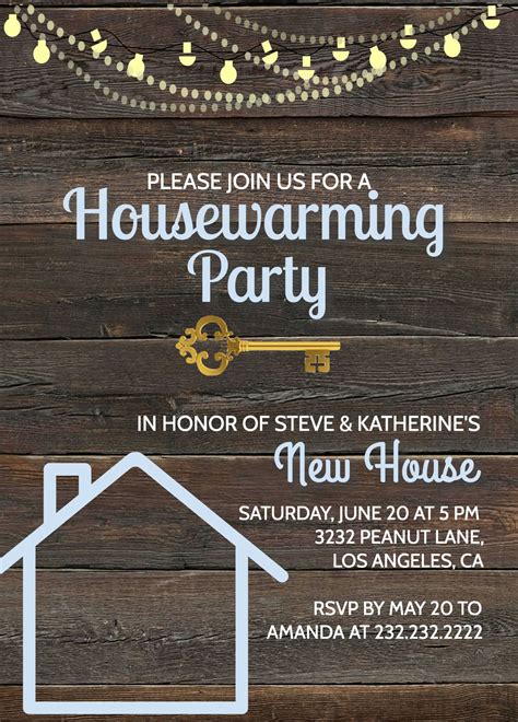 This item is unavailable Etsy House warming invitations, House