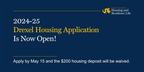 Housing Application Drexel