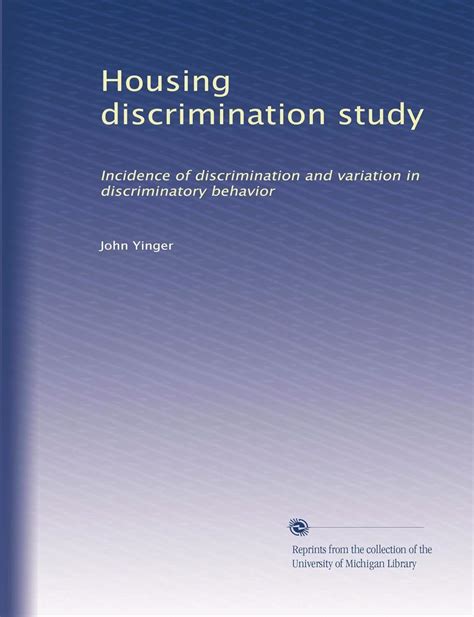 Housing Discrimination Study